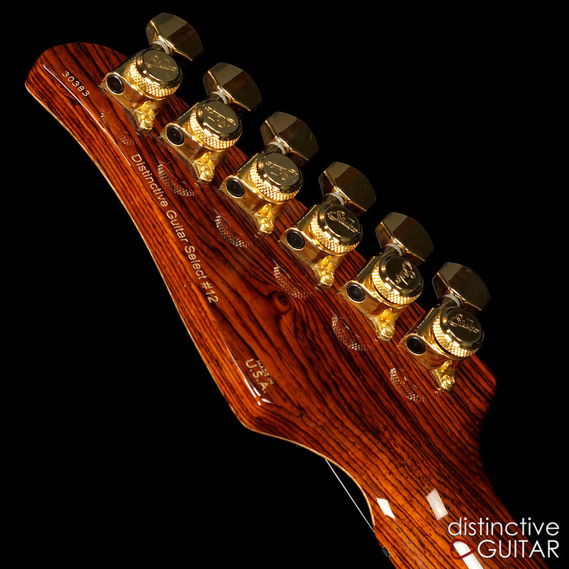 Suhr Custom Modern Distinctive Select #12 Black Limba / Cocobolo Waterfall Burl Natural Burst